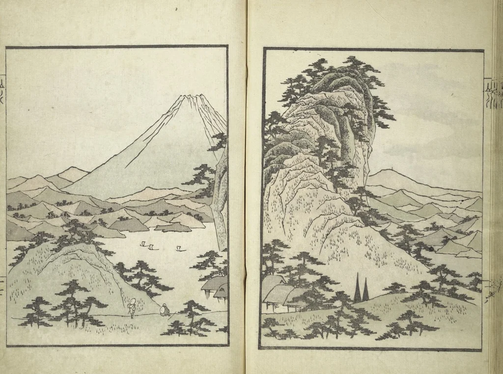 An illustration from Ichirō Picture Album (Ichirō gafu 一老画譜), 1823, leaf 21