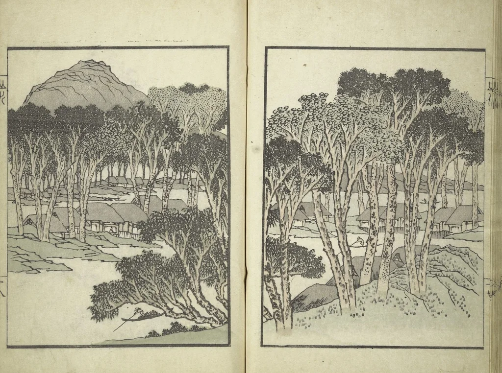 An illustration from Ichirō Picture Album (Ichirō gafu 一老画譜), 1823, leaf 22