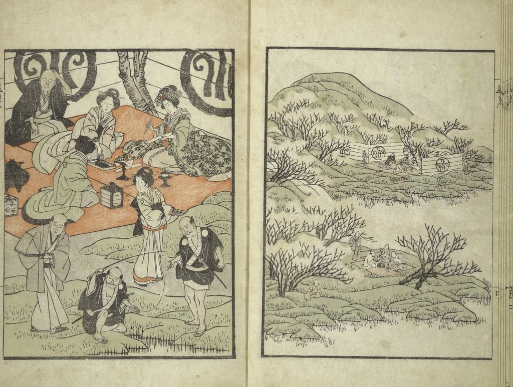 An illustration from Ichirō Picture Album (Ichirō gafu 一老画譜), 1823, leaf 9