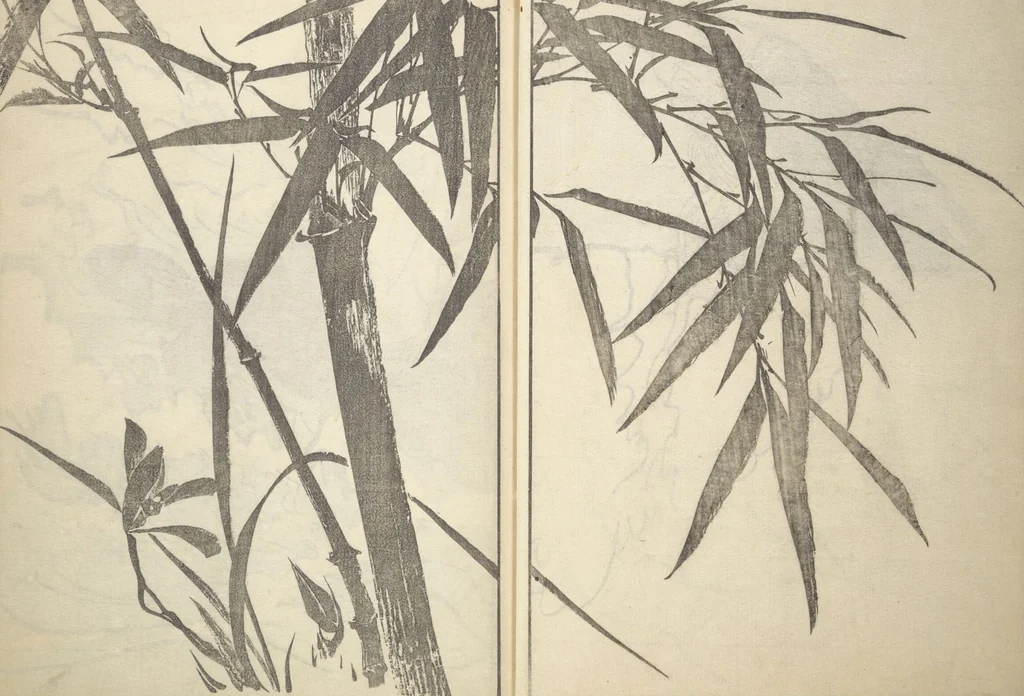 An illustration from A Thicket of Pictures Without Shapes (Fukei gasō), 1817, leaf 5