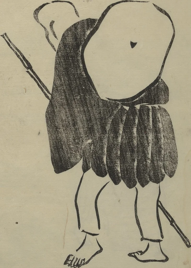 An illustration from Kyūrō (Baitei) Picture Album (Kyūrō gafu 九老画譜), 1797, leaf 26