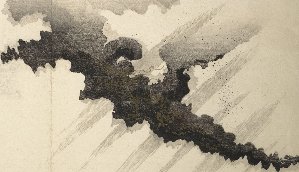 An illustration from Album of the New Year (Aratama jō 新玉帖), leaf 11
