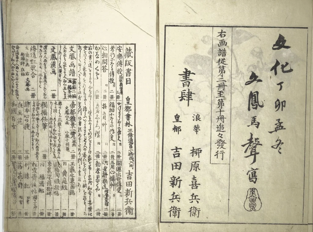 An illustration from Bunpō Picture Album (Bunpō gafu 文鳳画譜), First Series : [volume 2], 1807, leaf 34