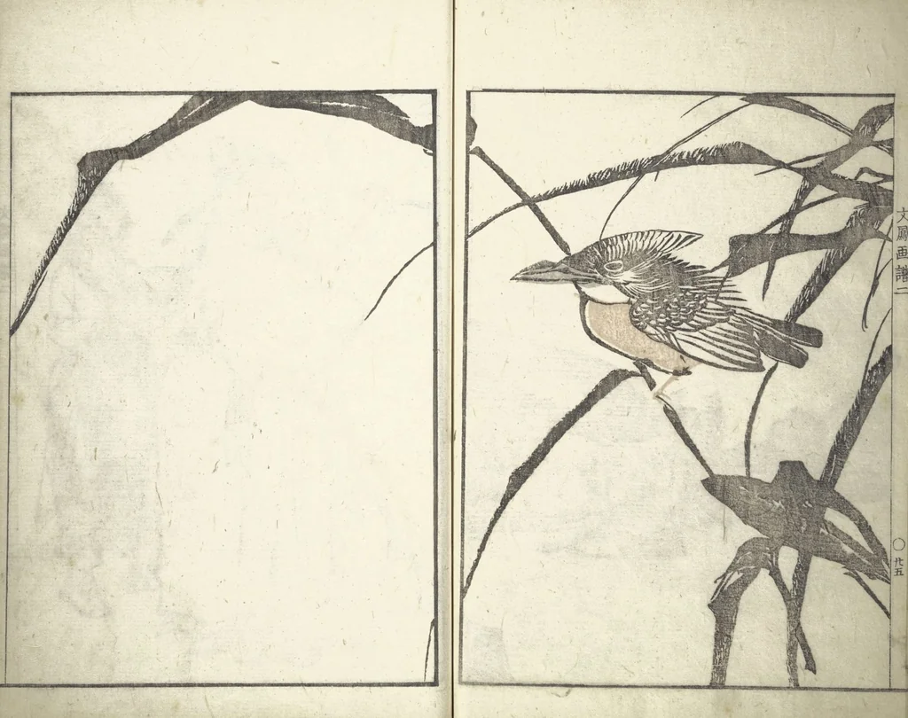 An illustration from Bunpō Picture Album (Bunpō gafu 文鳳画譜), First Series : [volume 3], 1813, leaf 28