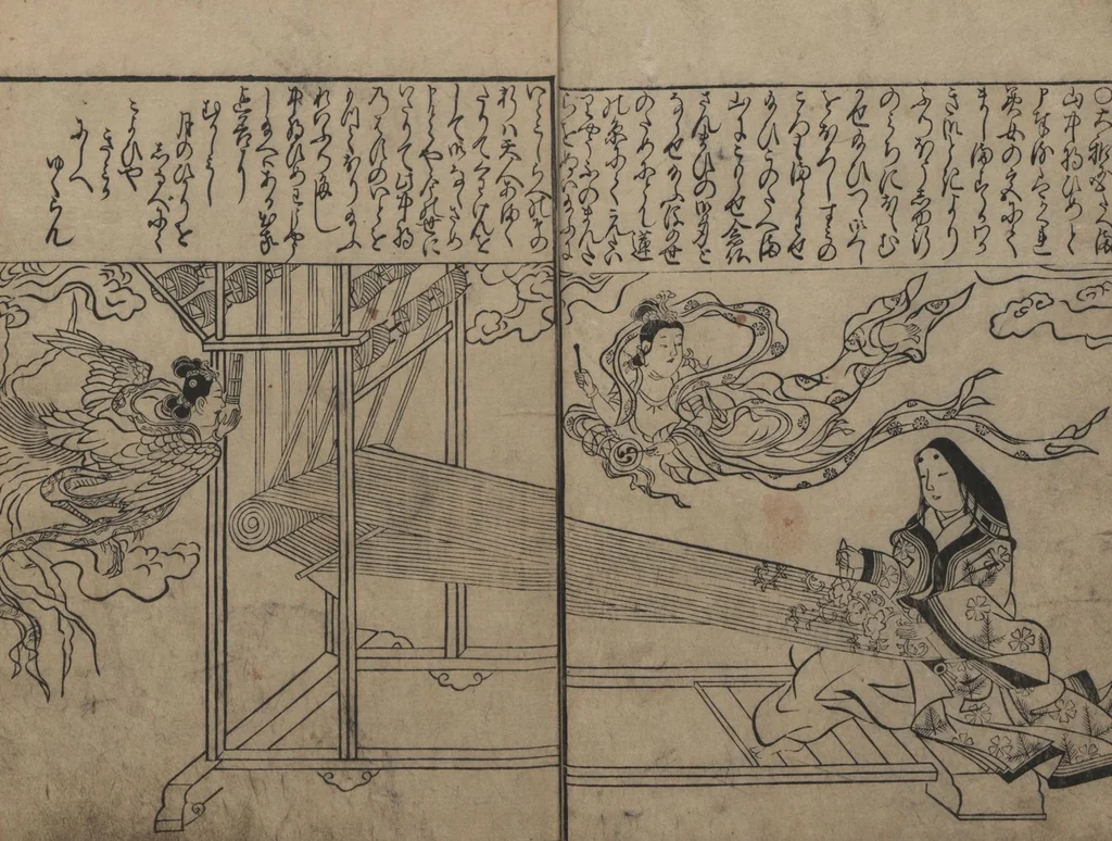 An illustration from Illustrations of Beautiful Women (Bijin e-zukushi 美人絵づくし) : [volume 2], 1683, leaf 3