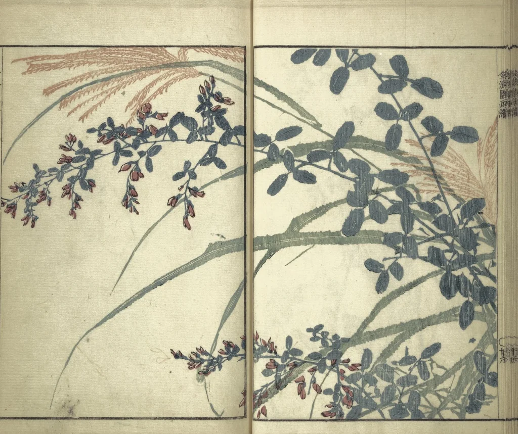 An illustration from Kinpaen (Bunpō) Picture Album (Kinpaen gafu 金波園画譜), 1820, leaf 31