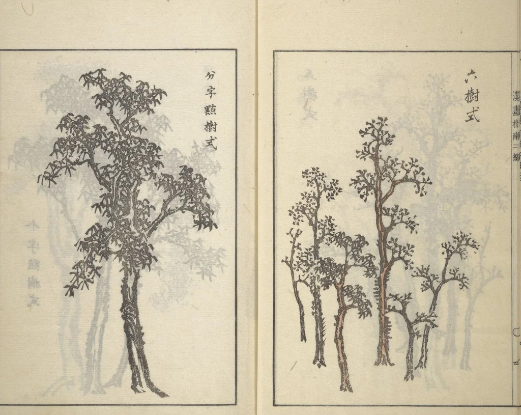 An illustration from Guide to Chinese Painting (Kanga shinan nihen 漢画指南二編), Second Series : [volume 1], 1810, leaf 12