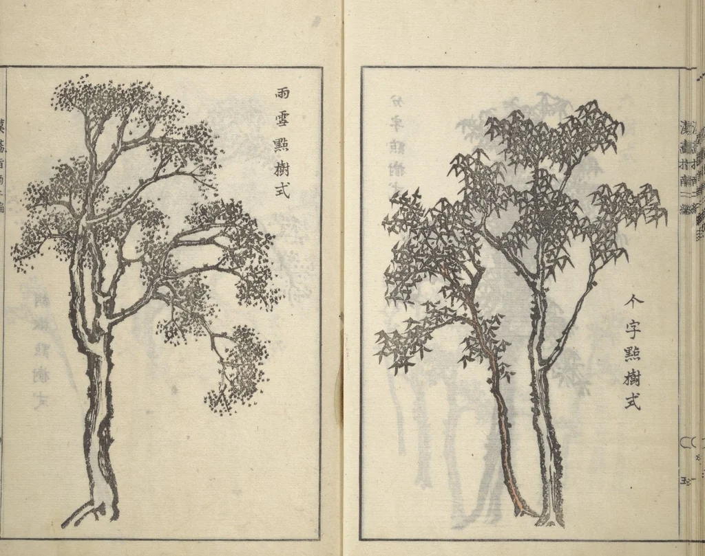 An illustration from Guide to Chinese Painting (Kanga shinan nihen 漢画指南二編), Second Series : [volume 1], 1810, leaf 13