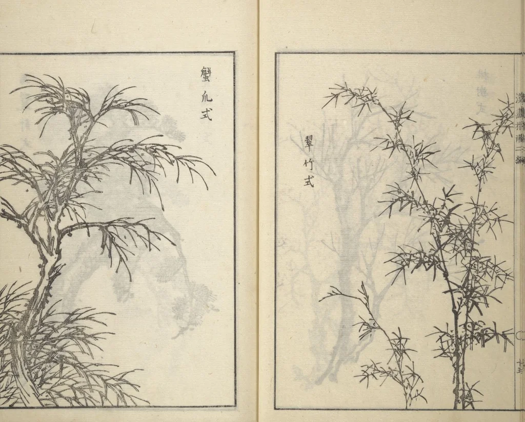 An illustration from Guide to Chinese Painting (Kanga shinan nihen 漢画指南二編), Second Series : [volume 1], 1810, leaf 23
