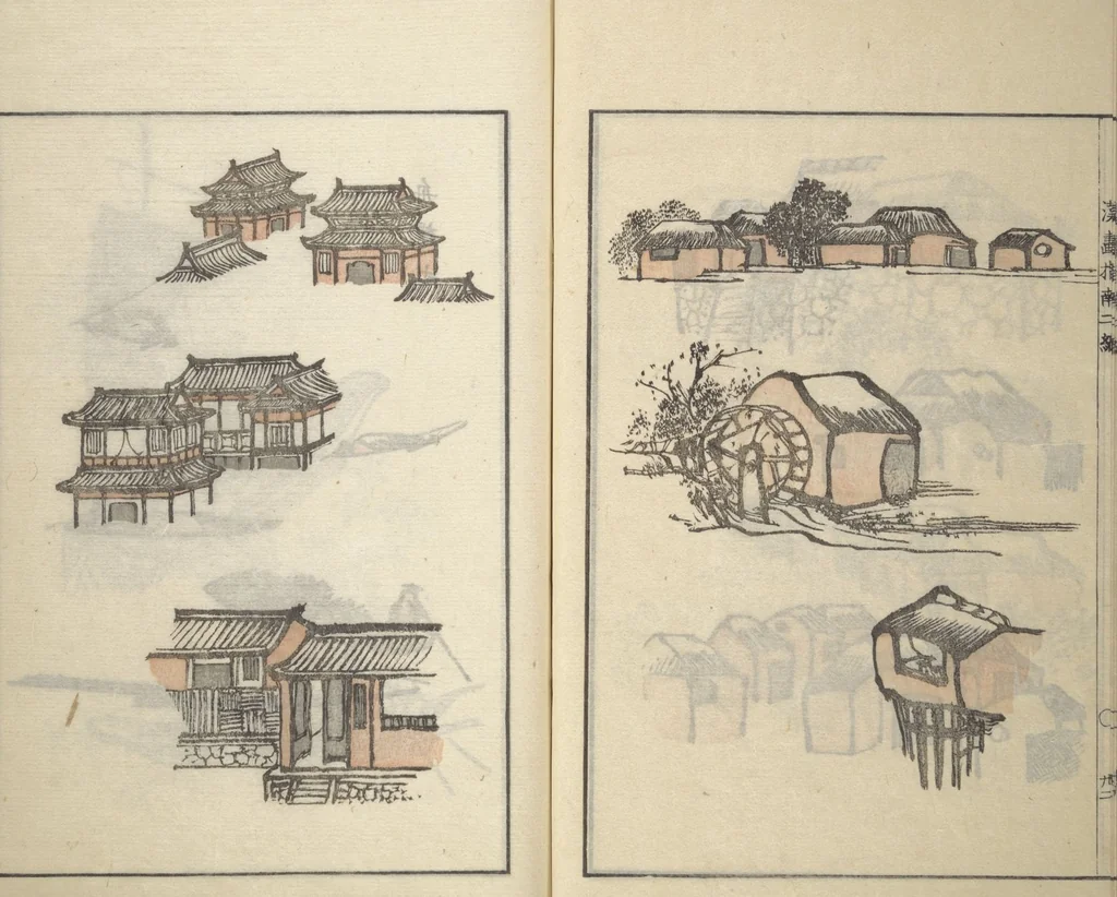 An illustration from Guide to Chinese Painting (Kanga shinan nihen 漢画指南二編), Second Series : [volume 1], 1810, leaf 30