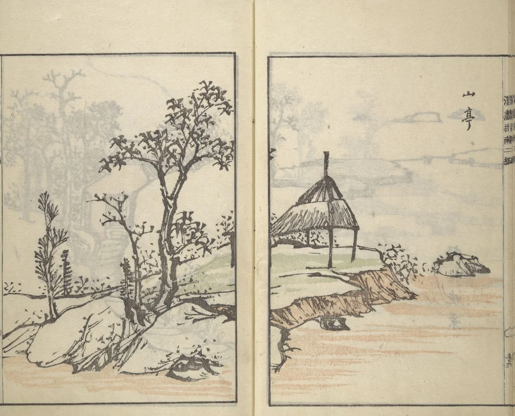 An illustration from Guide to Chinese Painting (Kanga shinan nihen 漢画指南二編), Second Series : [volume 2], 1810, leaf 17