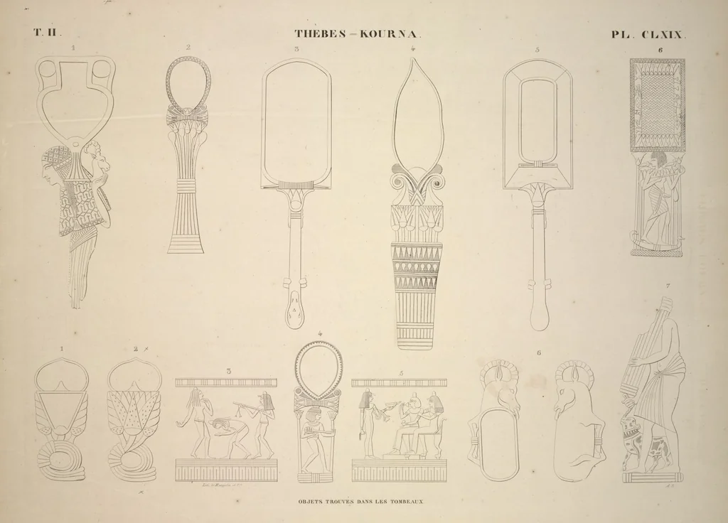 An illustration from Monuments de l'Égypte et de la Nubie, d'après les dessins exécutés sur les lieux sous la direction de Champollion-le-jeune, et les descriptions autographes qu'il en a rédigées; pub. sous les auspices de M. Guizot et de M. Thiers ... par une commission spéciale. Planches, 1835, leaf 204