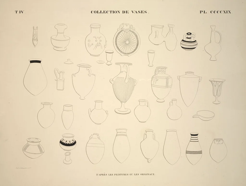 An illustration from Monuments de l'Égypte et de la Nubie, d'après les dessins exécutés sur les lieux sous la direction de Champollion-le-jeune, et les descriptions autographes qu'il en a rédigées; pub. sous les auspices de M. Guizot et de M. Thiers ... par une commission spéciale. Planches, 1835, leaf 479