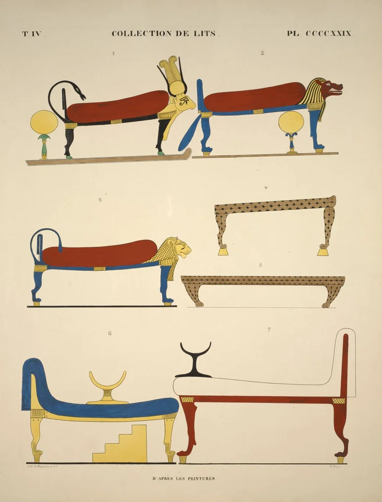 An illustration from Monuments de l'Égypte et de la Nubie, d'après les dessins exécutés sur les lieux sous la direction de Champollion-le-jeune, et les descriptions autographes qu'il en a rédigées; pub. sous les auspices de M. Guizot et de M. Thiers ... par une commission spéciale. Planches, 1835, leaf 492