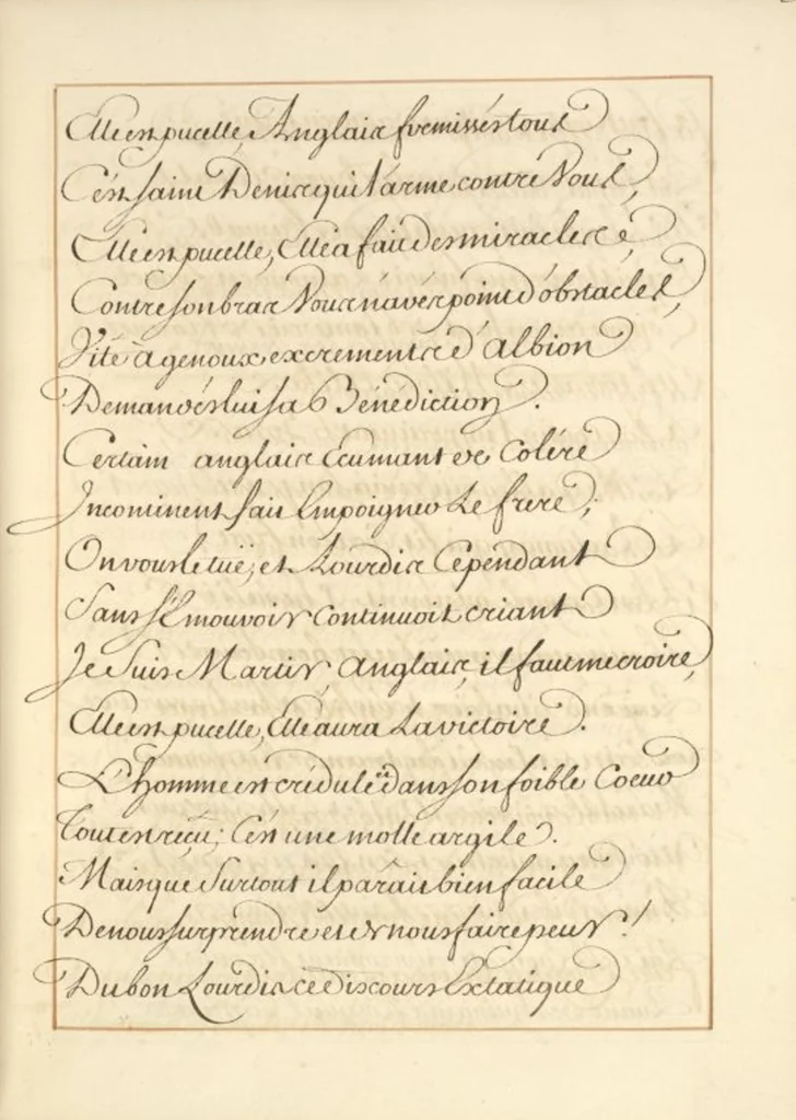 An illustration from Abregé de l'histoire de Jeanne Darc, leaf 105