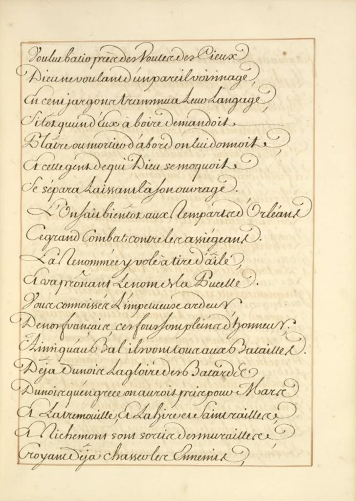 An illustration from Abregé de l'histoire de Jeanne Darc, leaf 107