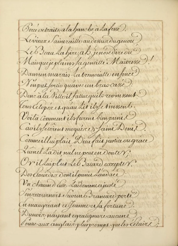 An illustration from Abregé de l'histoire de Jeanne Darc, leaf 110