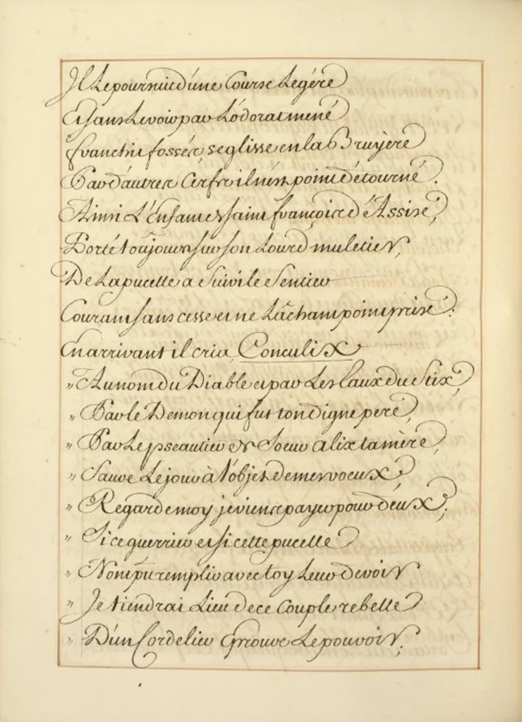 An illustration from Abregé de l'histoire de Jeanne Darc, leaf 122