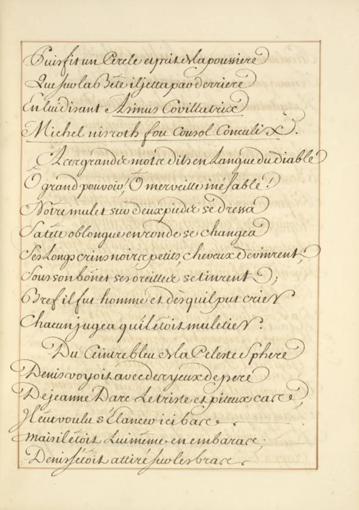 An illustration from Abregé de l'histoire de Jeanne Darc, leaf 125