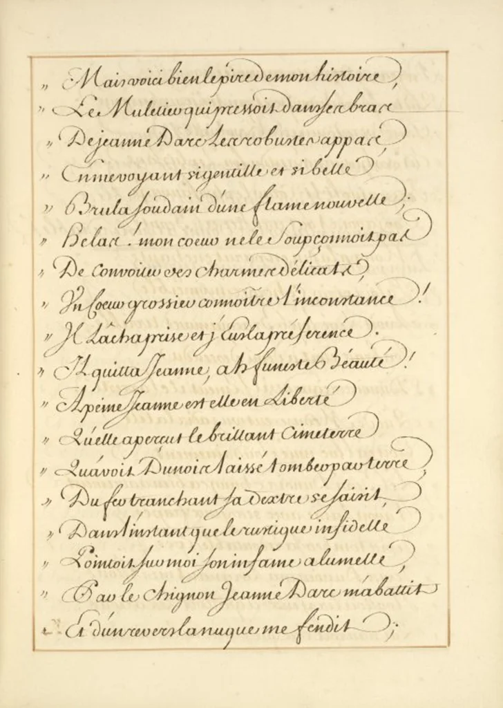 An illustration from Abregé de l'histoire de Jeanne Darc, leaf 143
