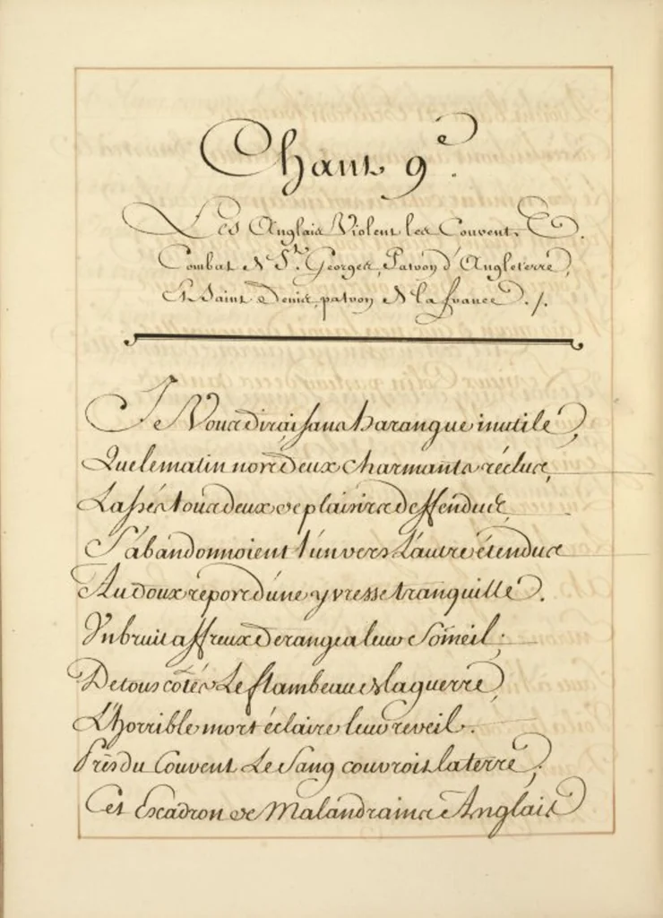 An illustration from Abregé de l'histoire de Jeanne Darc, leaf 216