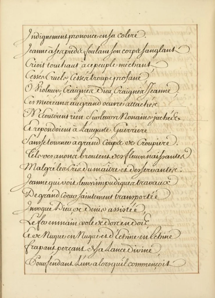 An illustration from Abregé de l'histoire de Jeanne Darc, leaf 224