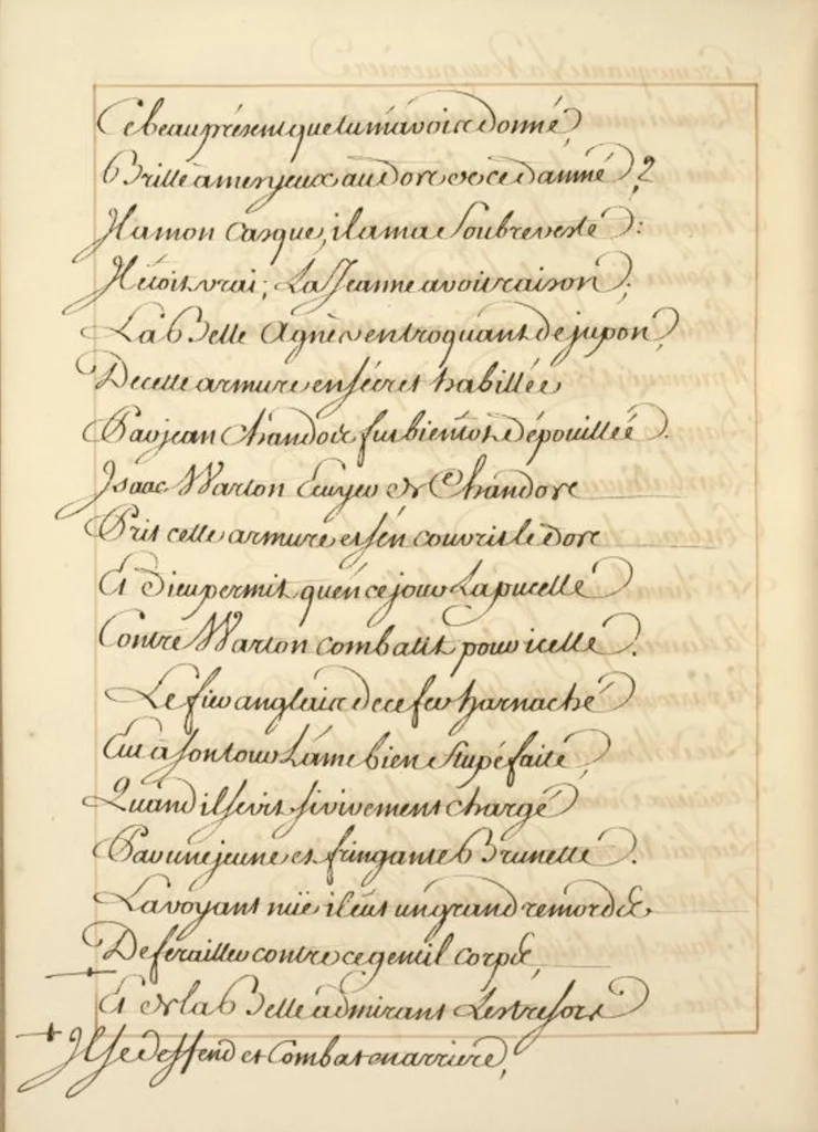 An illustration from Abregé de l'histoire de Jeanne Darc, leaf 226