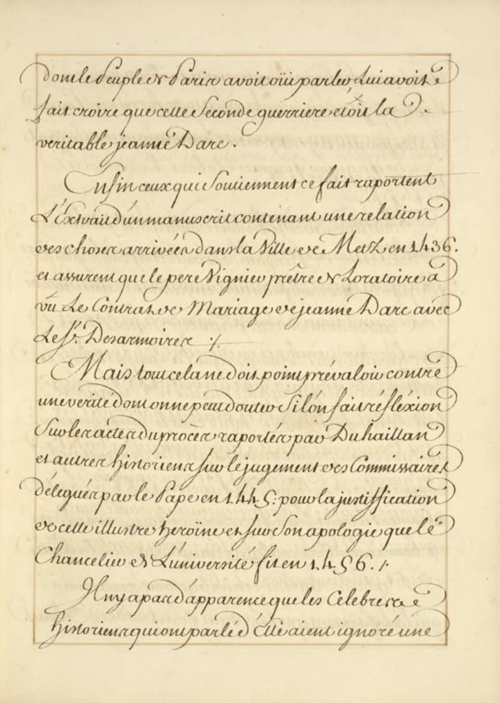 An illustration from Abregé de l'histoire de Jeanne Darc, leaf 25