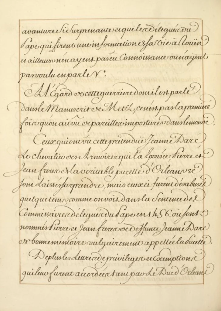 An illustration from Abregé de l'histoire de Jeanne Darc, leaf 26