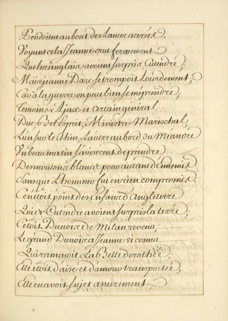 An illustration from Abregé de l'histoire de Jeanne Darc, leaf 263