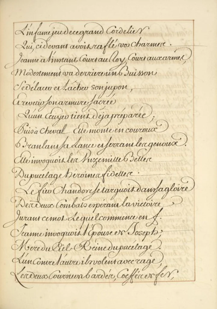 An illustration from Abregé de l'histoire de Jeanne Darc, leaf 271