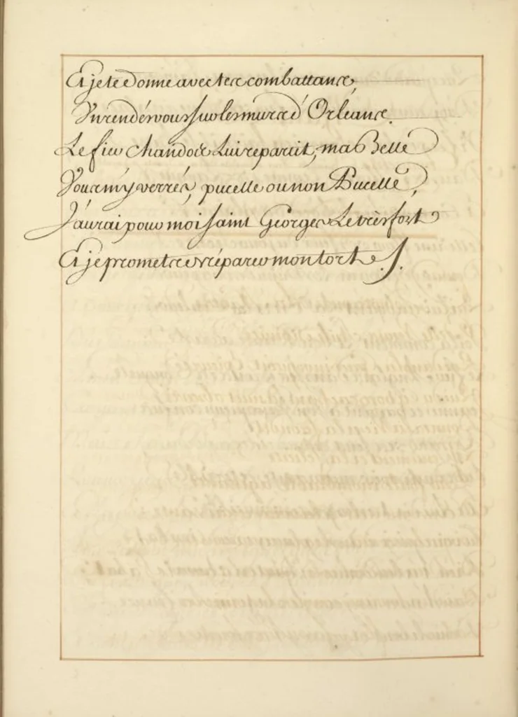An illustration from Abregé de l'histoire de Jeanne Darc, leaf 284