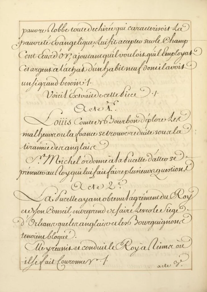 An illustration from Abregé de l'histoire de Jeanne Darc, leaf 30