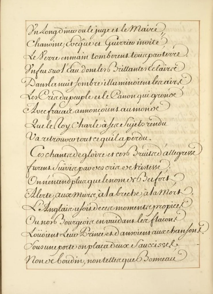 An illustration from Abregé de l'histoire de Jeanne Darc, leaf 308