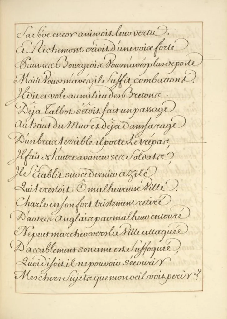 An illustration from Abregé de l'histoire de Jeanne Darc, leaf 313
