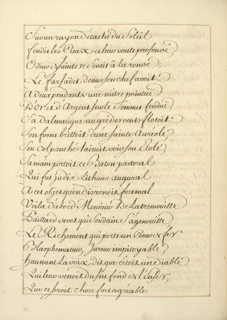 An illustration from Abregé de l'histoire de Jeanne Darc, leaf 50