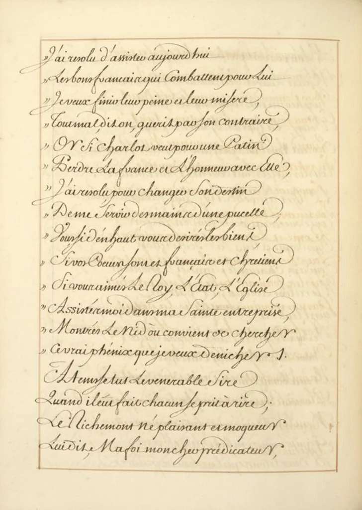 An illustration from Abregé de l'histoire de Jeanne Darc, leaf 52