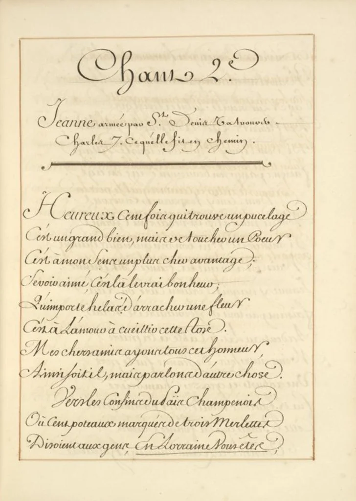An illustration from Abregé de l'histoire de Jeanne Darc, leaf 55