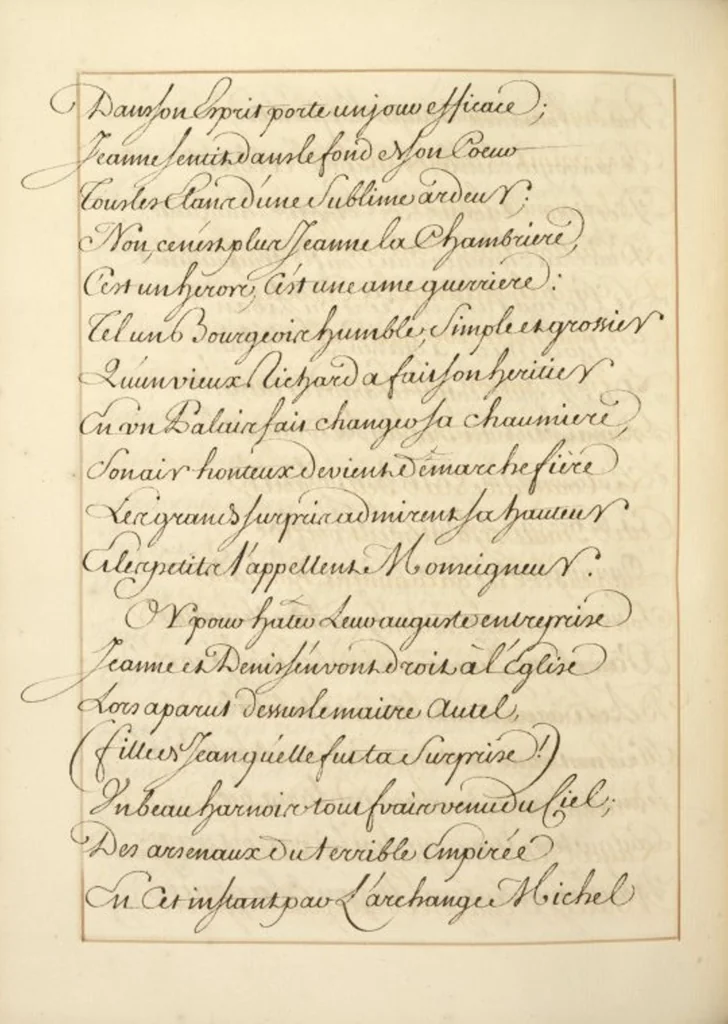 An illustration from Abregé de l'histoire de Jeanne Darc, leaf 64