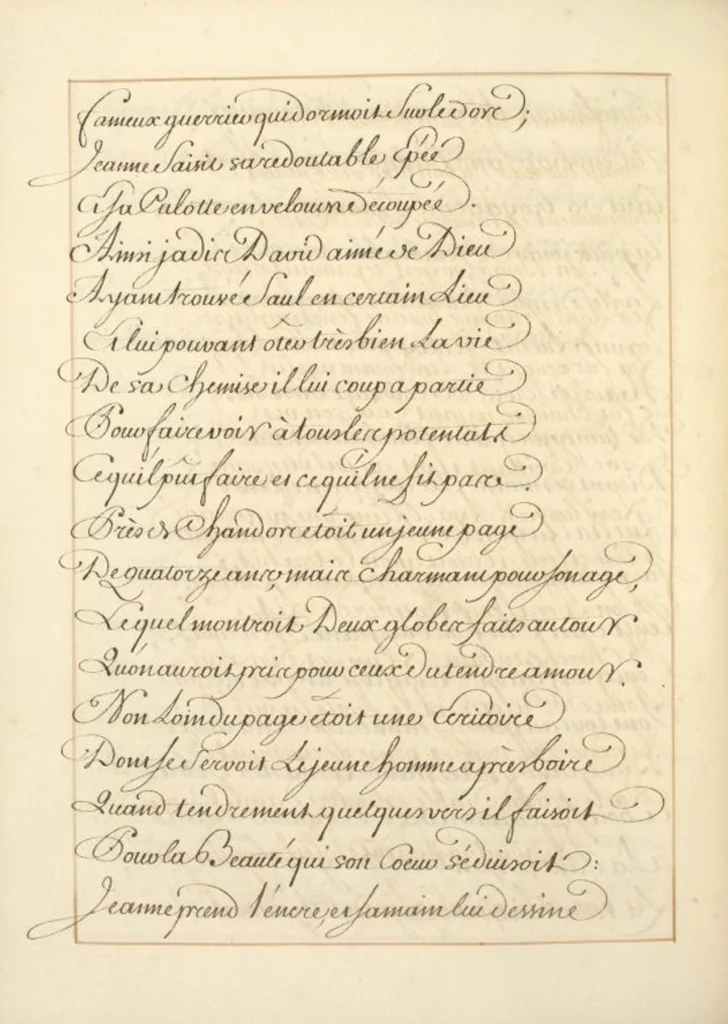 An illustration from Abregé de l'histoire de Jeanne Darc, leaf 70