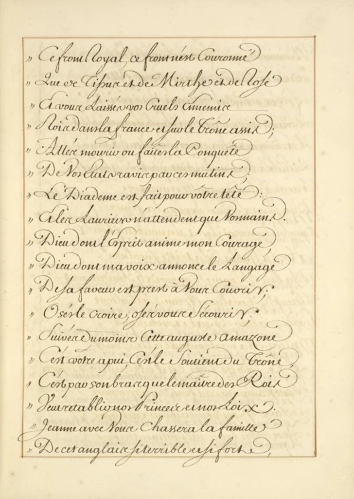 An illustration from Abregé de l'histoire de Jeanne Darc, leaf 73