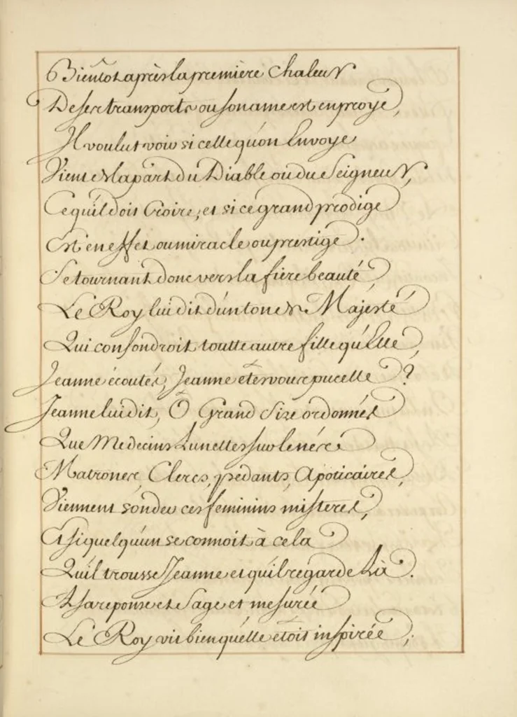 An illustration from Abregé de l'histoire de Jeanne Darc, leaf 75