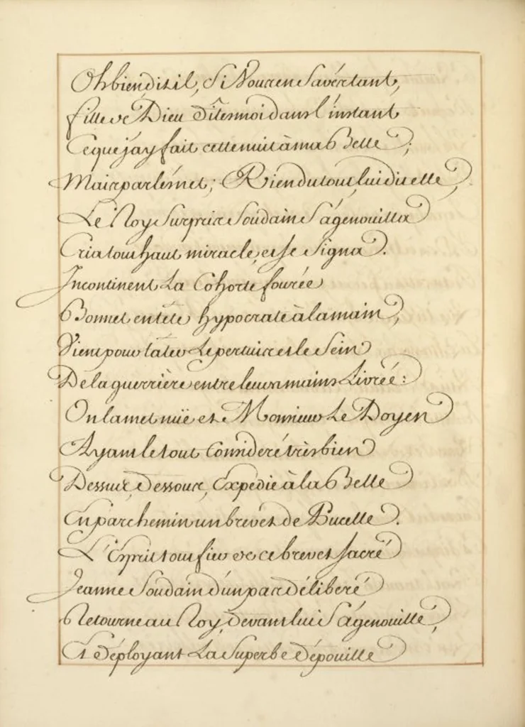 An illustration from Abregé de l'histoire de Jeanne Darc, leaf 76