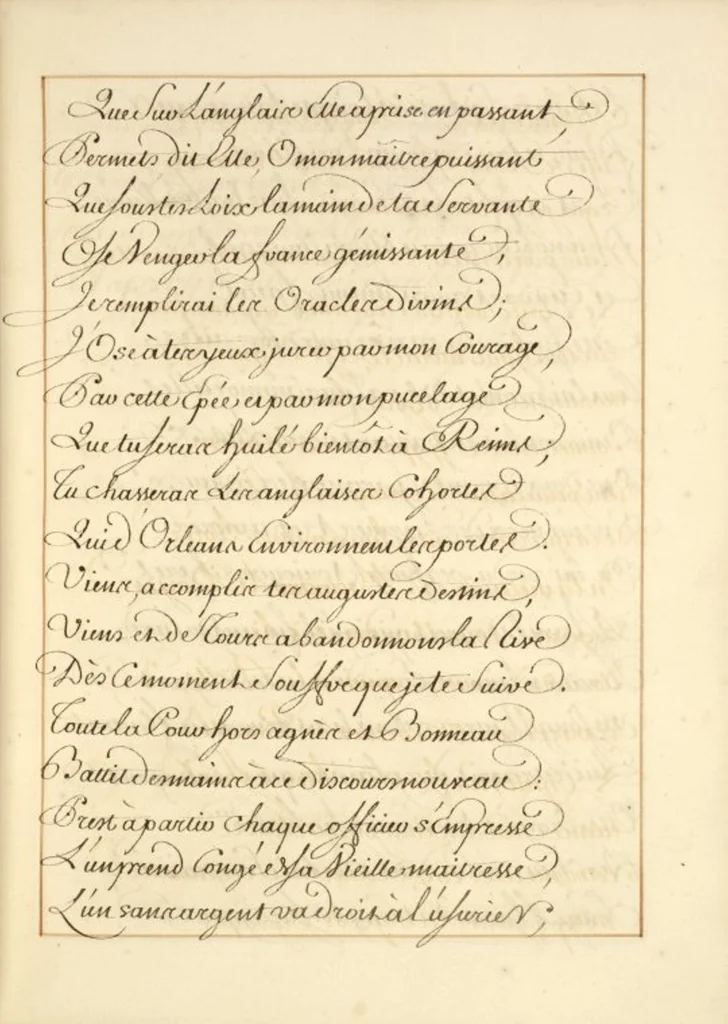 An illustration from Abregé de l'histoire de Jeanne Darc, leaf 77