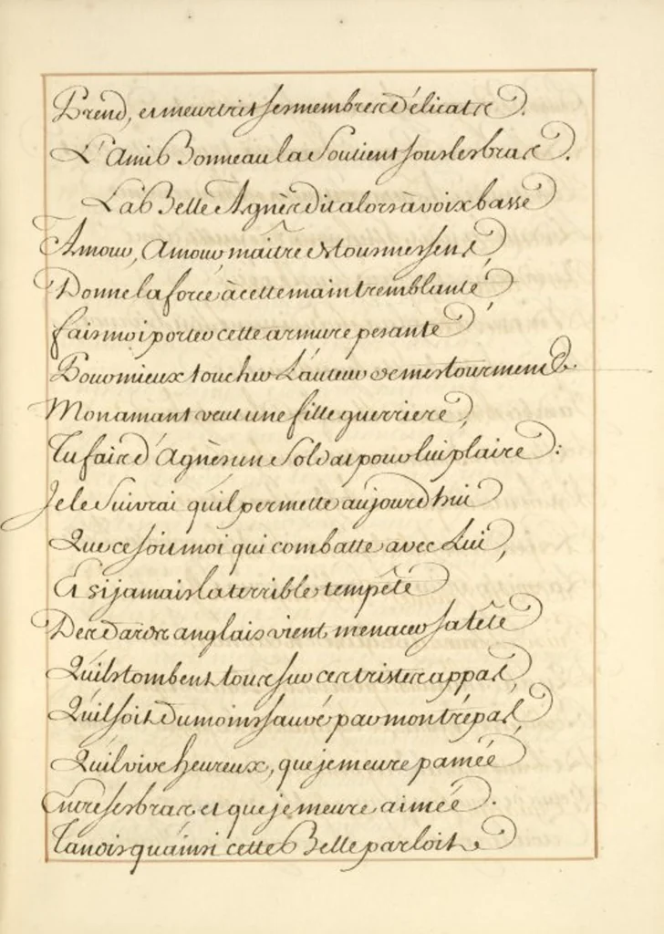 An illustration from Abregé de l'histoire de Jeanne Darc, leaf 95
