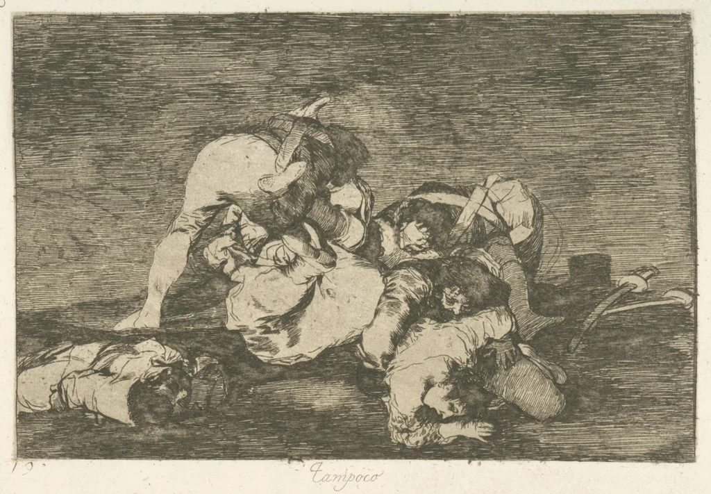An illustration from Los desastres de la guerra, 1810, leaf 11