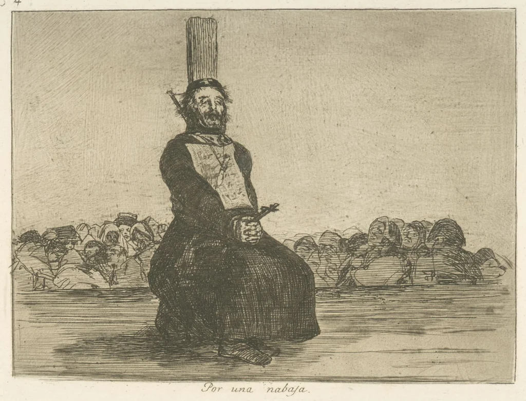 An illustration from Los desastres de la guerra, 1810, leaf 35