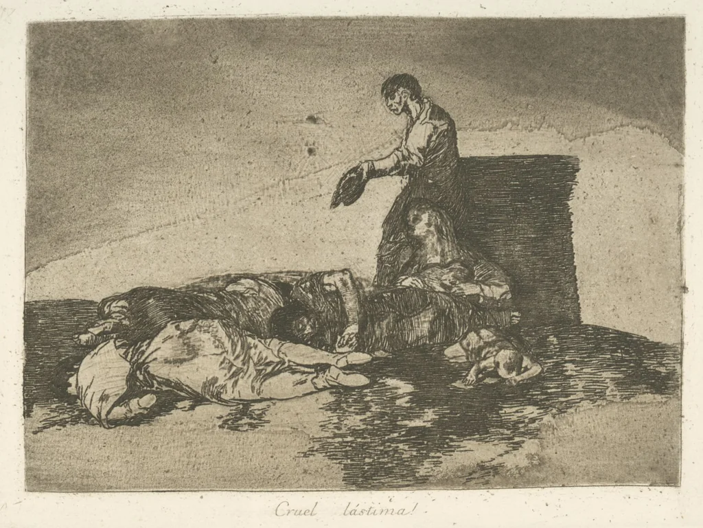 An illustration from Los desastres de la guerra, 1810, leaf 49