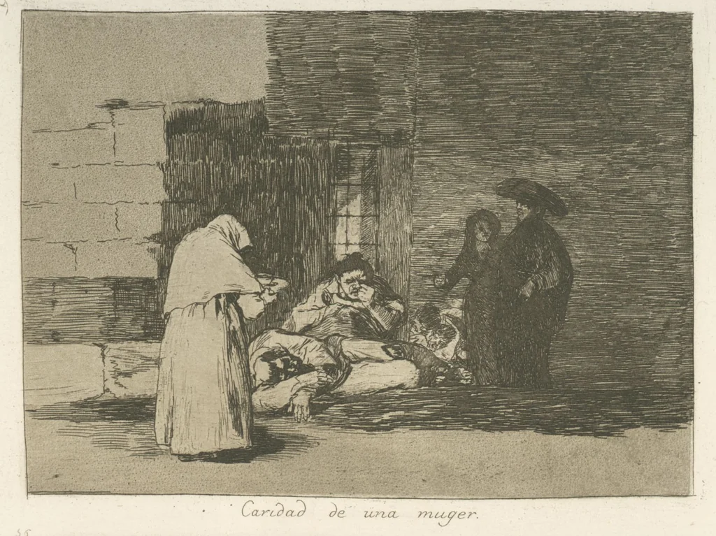 An illustration from Los desastres de la guerra, 1810, leaf 50