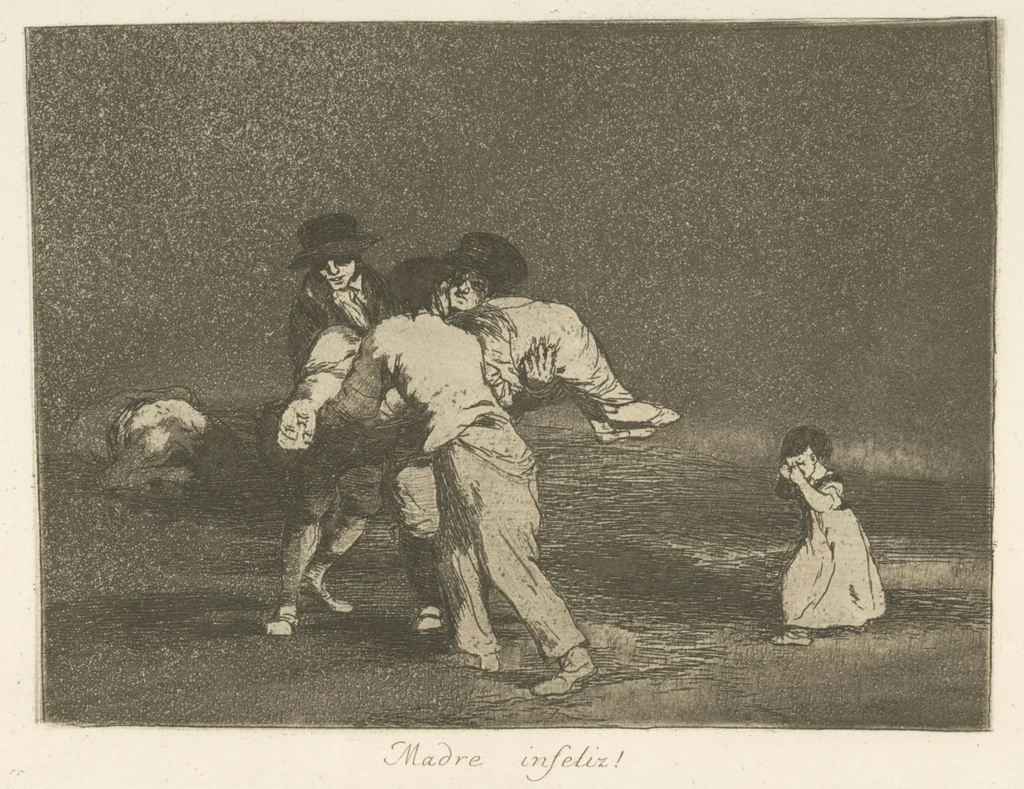 An illustration from Los desastres de la guerra, 1810, leaf 51